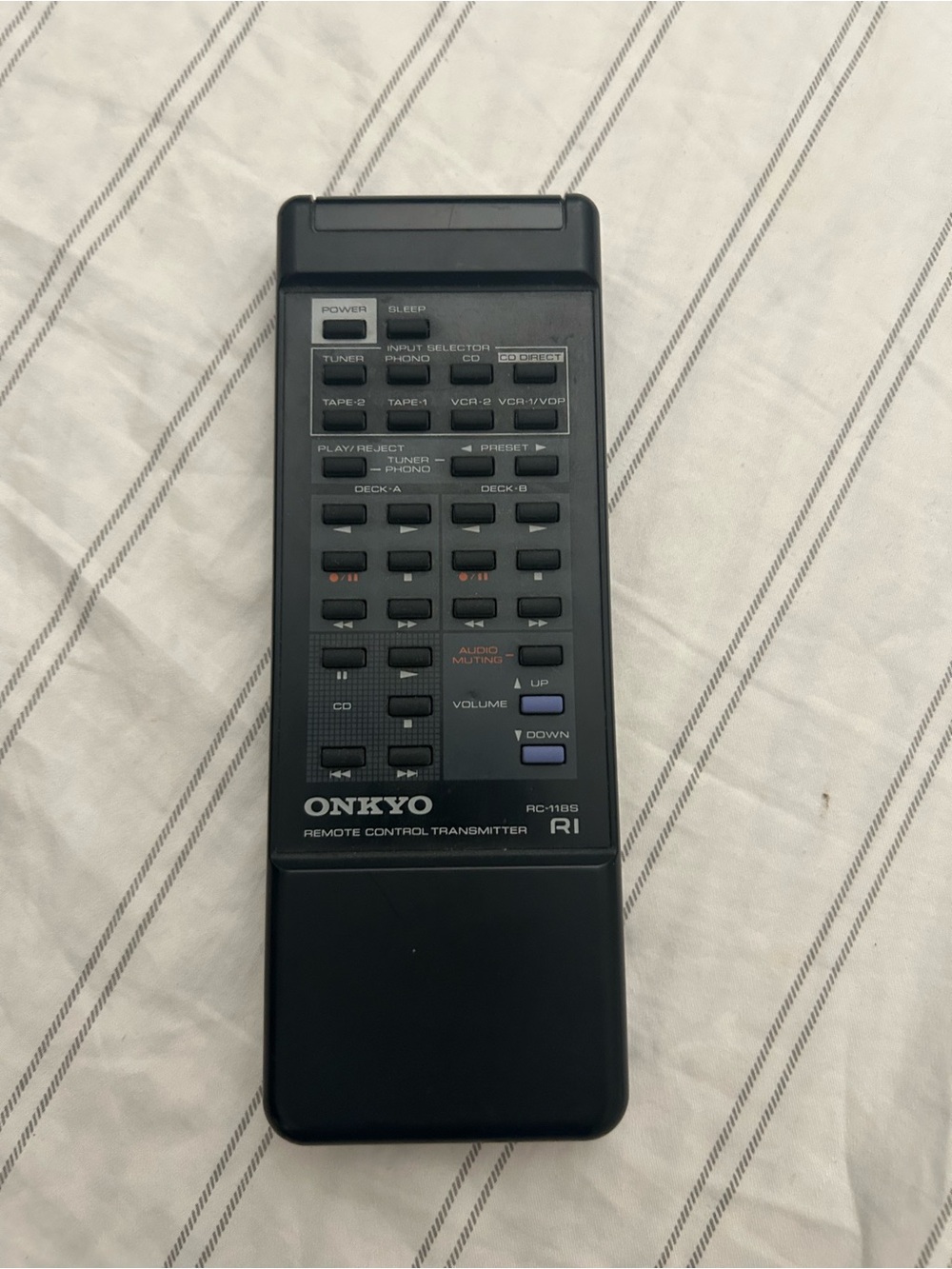 Black RC-118S Remote Control Transmitter